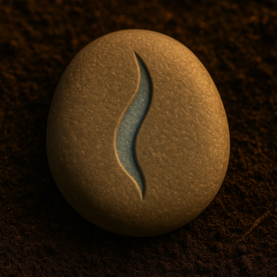 The Listening Vein engraved stone symbol from the Memory Stones of Aereth collection